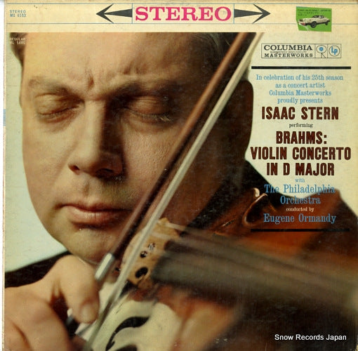STERN, ISSAC brahms; violin concerto in d major MS6153