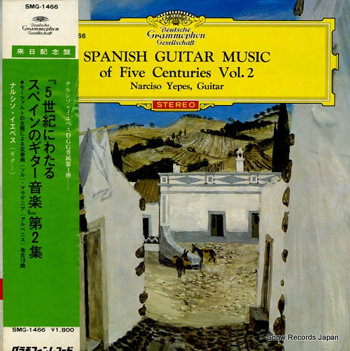YEPES, NARCISO spanish guitar music of five centuries vol.2 SMG-1466 / MG1466