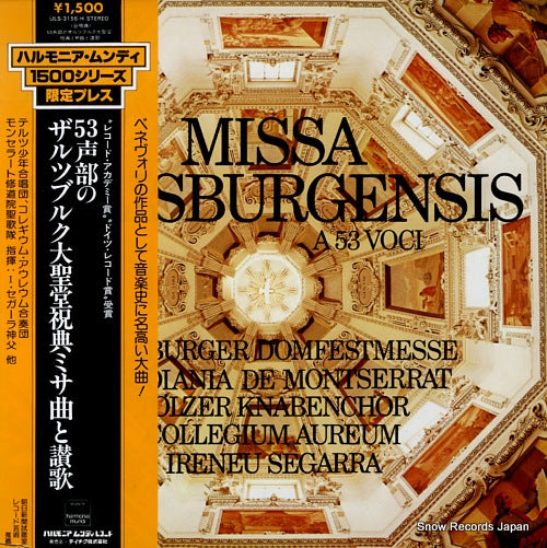 COLLEGIUM AUREUM missa salisburgensis a 53 voci ULS-3156-H