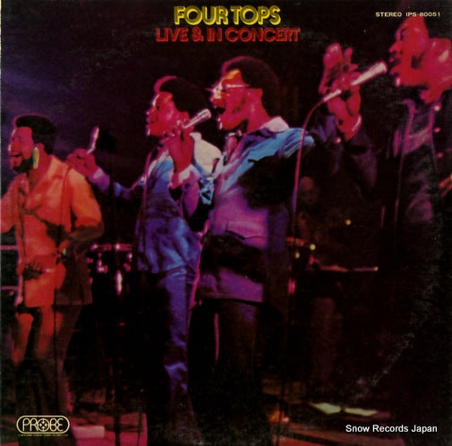 FOUR TOPS, THE live & in concert IPS-80051