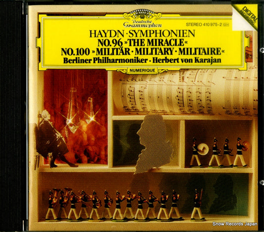 KARAJAN, HERBERT VON haydn; symphonien no.96 "the miracle" 410975-2