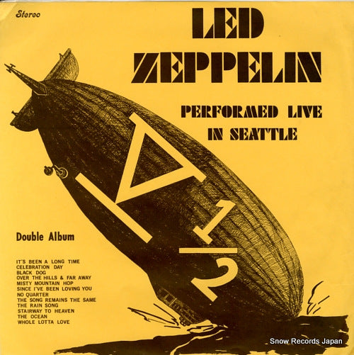 LED ZEPPELIN v 1/2 performed live in seattle HHSEATTLE-1