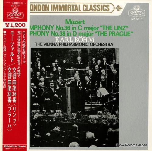 BOHM, KARL mozart; symphony no.36 "the linz" / 38"the prague" MZ5018