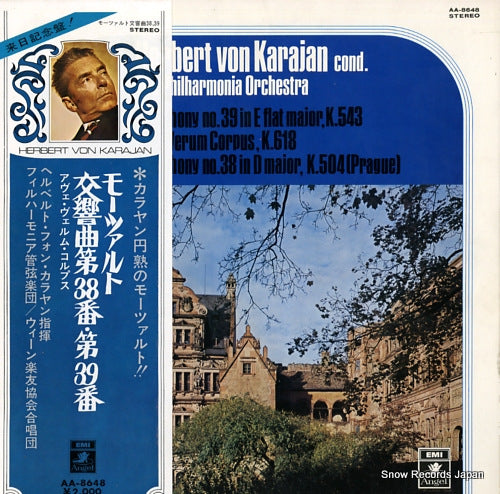 KARAJAN, HERBERT VON mozart; symphony no.39 & 38 AA-8648