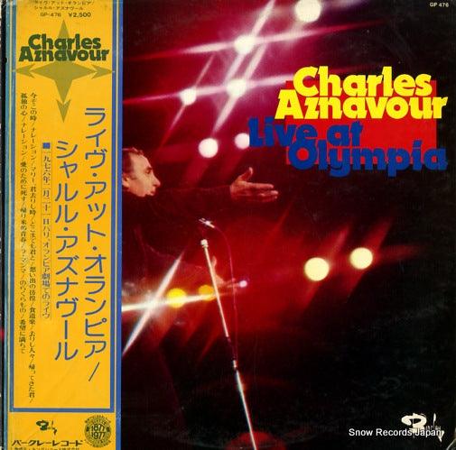 AZNAVOUR, CHARLES live at olympia GP476