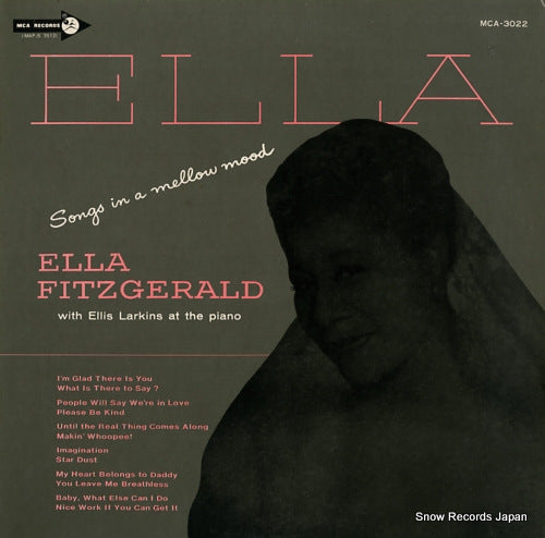 FITZGERALD, ELLA songs in a mellow mood MCA-3022