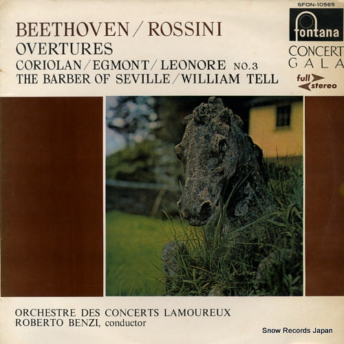 BENZI, ROBERTO beethoven / rossini; overtures SFON-10565