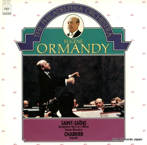 ORMANDY, EUGENE saint-saens; symphony no.3 in c minor 15AC1718