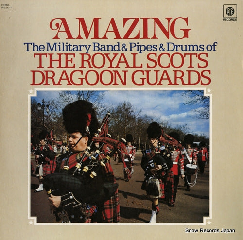 THE PIPES AND DRUMS OF THE ROYAL SCOTS DRAGOON GUARDS amazing UPS-243-Y