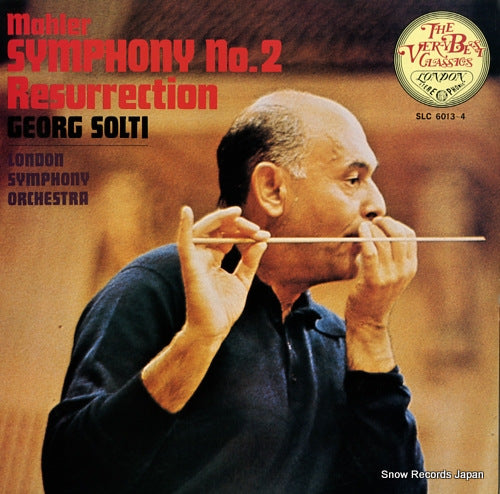 SOLTI, GEORG mahler; symphony no.2 resurrection SLC6013