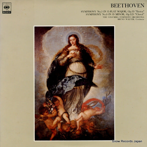 WALTER, BRUNO beethoven; symphony no.3 "eroica & no.9 "choral" FCCA611