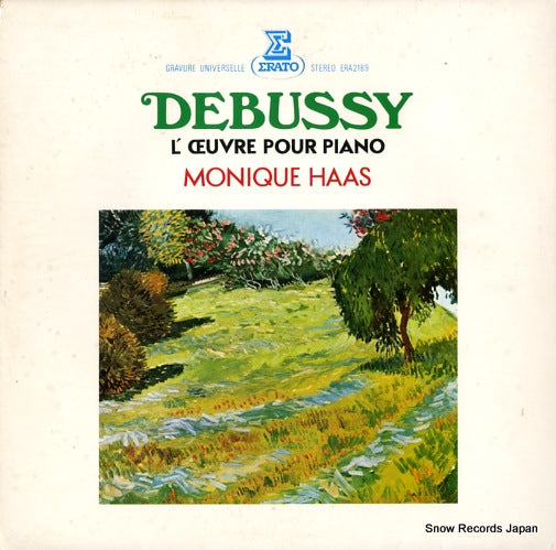 HAAS, MONIQUE debussy; l' ceuvre pour piano ERA-2169
