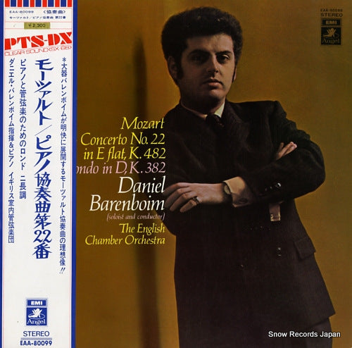 BARENBOIM, DANIEL mozart; piano concerto no.22 in e flat k.482 EAA-80099
