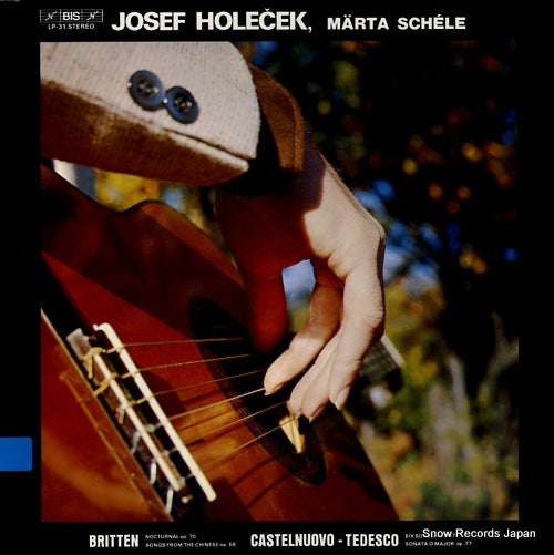 HOLECEK, JOSEF britten; nocturnal op.70 BIS-LP-31