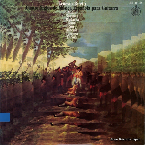 BITETTI, ERNESTO cuatro siglos de musica espanola para guitarra HH10-365