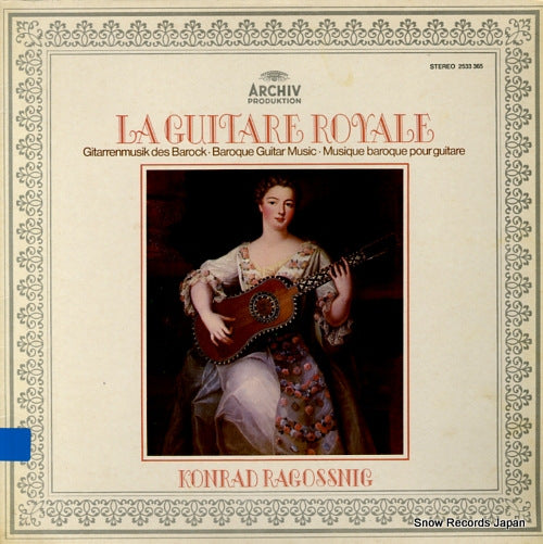 RAGOSSNIG, KONRAD la guitare royale 2533365