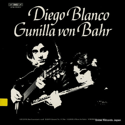 BLANCO, DIEGO music for flute and guitar by giuliani, baron BIS-LP-90