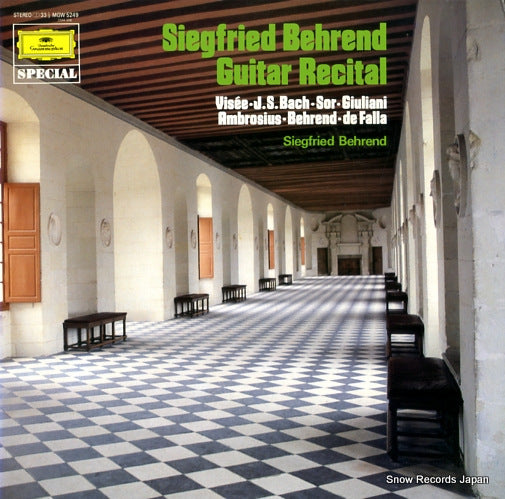 BEHREND, SIEGFRIED guitar recital MGW5249