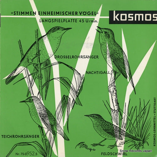 FENTZLOFF, CLAUS serie: stimmen einheimischer vogel 75-0952.5