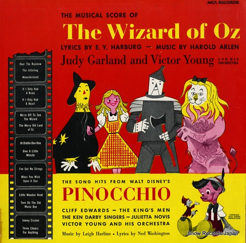 GARLAND, JUDY the wizard of oz / pinocchio MCA-521
