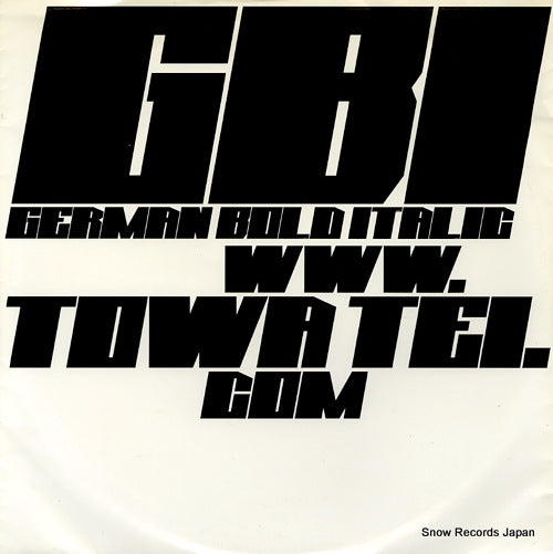 TOWA, TEI gbi (german bold italic) MFJP-1013