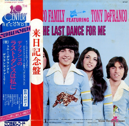 DEFRANCO FAMILY, THE, FEATURING TONY DEFRANCO save the last dance for me GP337