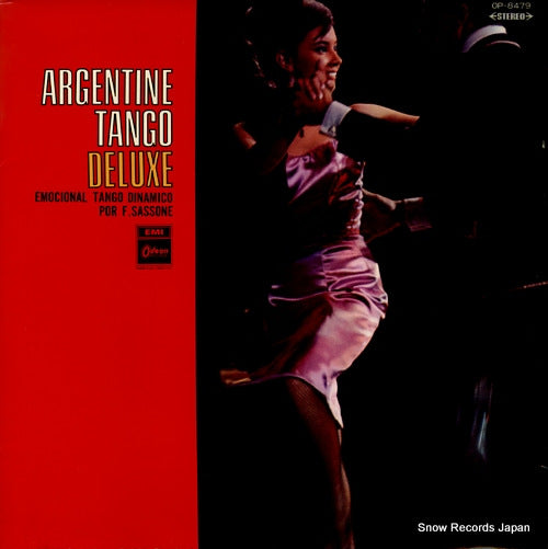 SASSONE, FLORINDO, Y SU ORQUESTA TIPICA argentine tango deluxe OP-8479