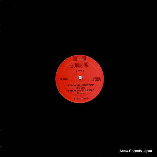 KHAN, CHAKA i know you i live you RM4003