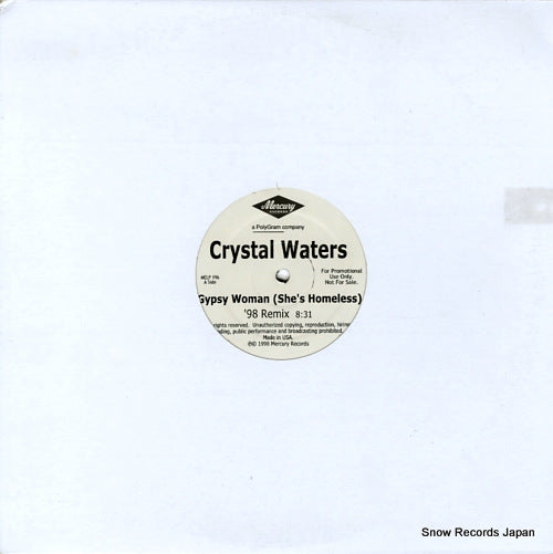 WATERS, CRYSTAL gypsy woman (she's homeless) / in de ghetto MELP196