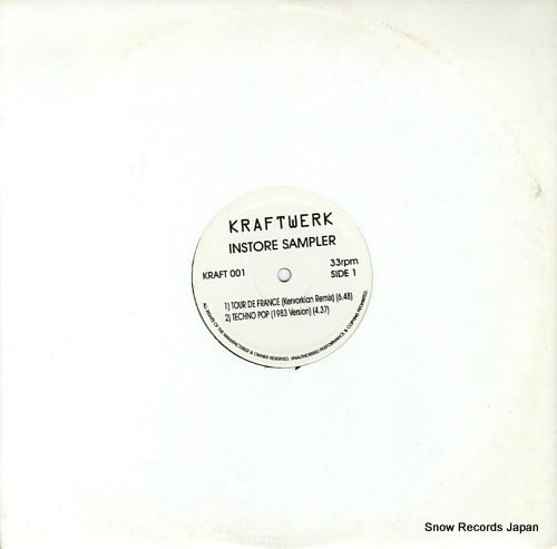 KRAFTWERK instore sampler KRAFT001