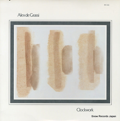 DE GRASSI, ALEX clockwork WH-1018