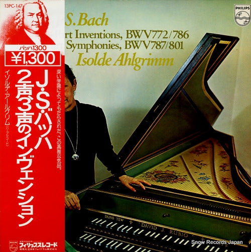 AHLGRIMM, ISOLDE bach; two-part inventions, three-part symphonies 13PC-147