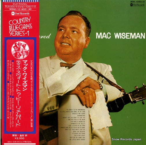 WISEMAN, MAC 'tis sweet to be remembered YZ-8021-AO