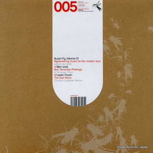 WATT, BEN / JUSTIN MARTIN buzzin' fly volume 01 replenishing music for the modern soul 005BUZZ
