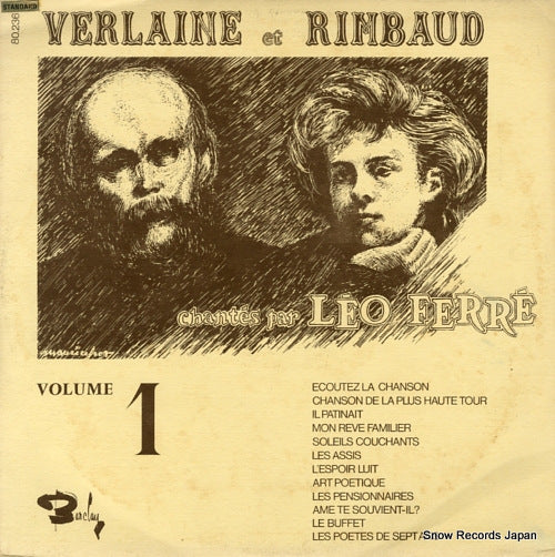 FERRE, LEO varlaine et rimbaud volume 1 80.236