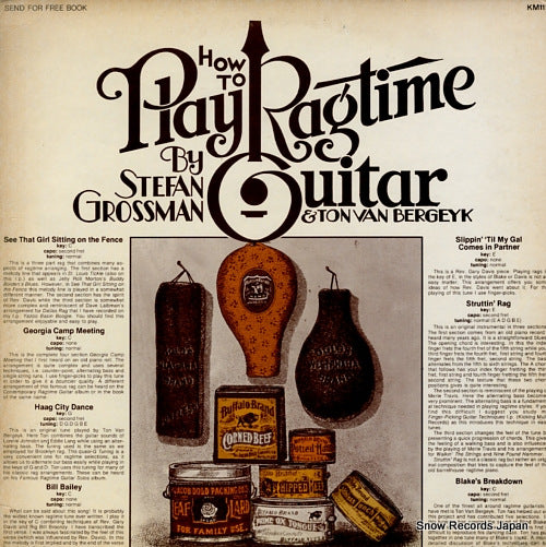 GROSSMAN, STEFAN how to play ragtime guitar KM115