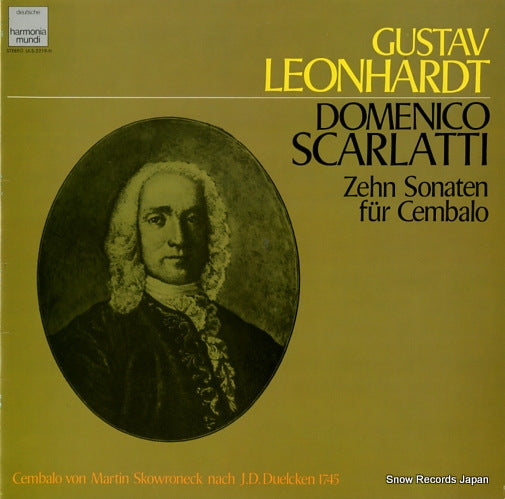 LEONHARDT, GUSTAV scarlatti; zehn sonaten fur cembalo ULS-3219-H