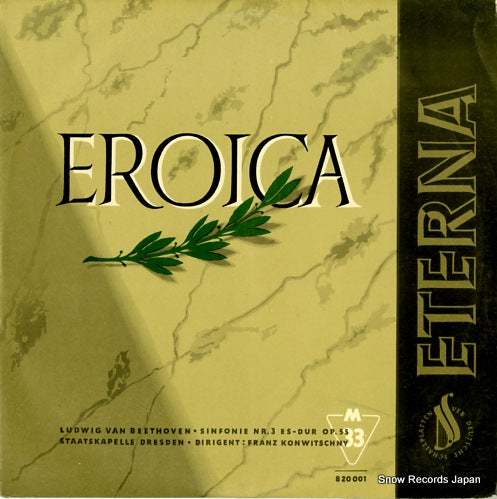 KONWITSCHNY, FRANZ beethoven; sinfonie no.3 "eroica" 820001