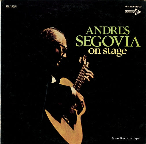 SEGOVIA, ANDRES on stage SDL-15051