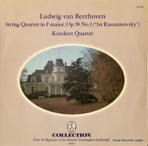 KOECKERT QUARTETT beethoven; string quartet in f major op.59 no.1 29337