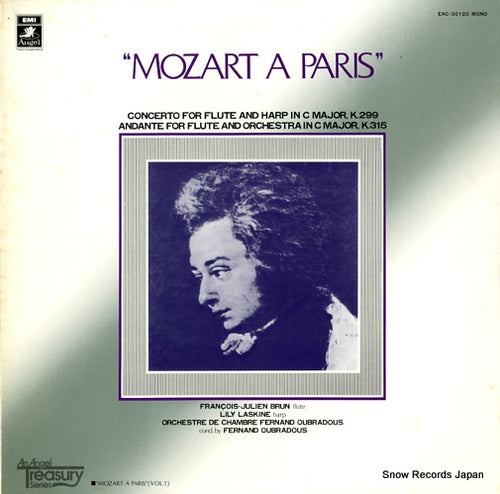 BRUN, FRANCOIS-JULIEN / LILY LASKINE mozart a paris vol.1 EAC-30120
