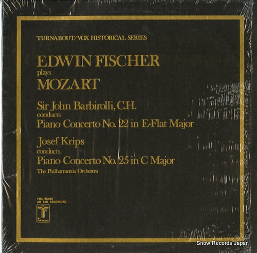 FISCHER, EDWIN mozart; piano concerto no.22/no.25 THS65094