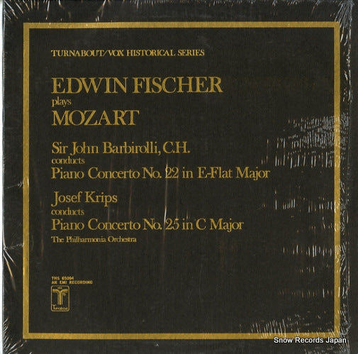 FISCHER, EDWIN mozart; piano concerto no.22/no.25 THS65094