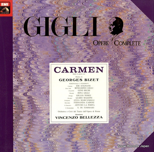 BELLEZZA, VINCENZO bizet; carmen 531182553M