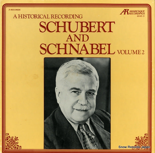 SCHNABEL, ARTUR schubert and schnabel vol.2 8145-3