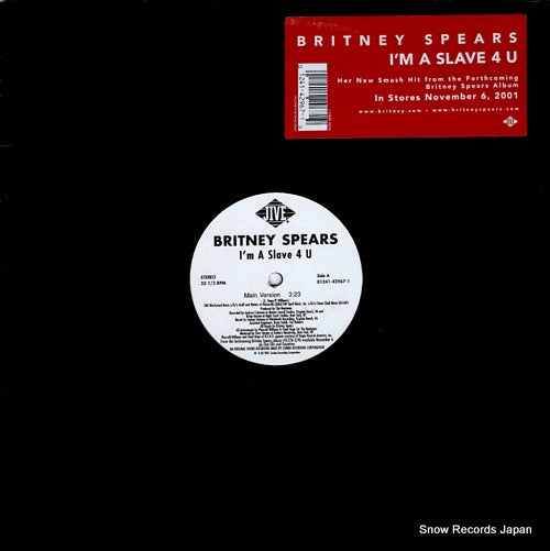SPEARS, BRITNEY i'm a slave 4 u 01241-42967-1