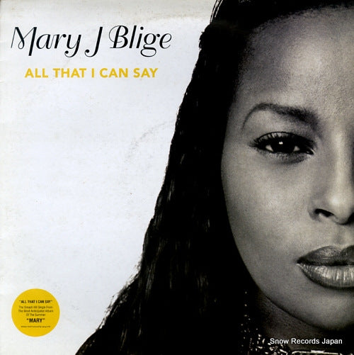 BLIGE, MARY J. all that i can say K15