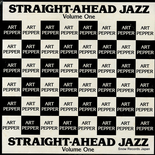PEPPER, ART straight-ahead jazz records volume one SAJ-1001