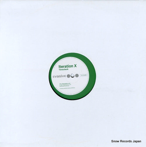 ITERATION X timecheck / liquid logic EVA008