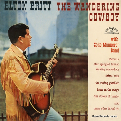 BRITT, ELTON the wandering cowboy PC23